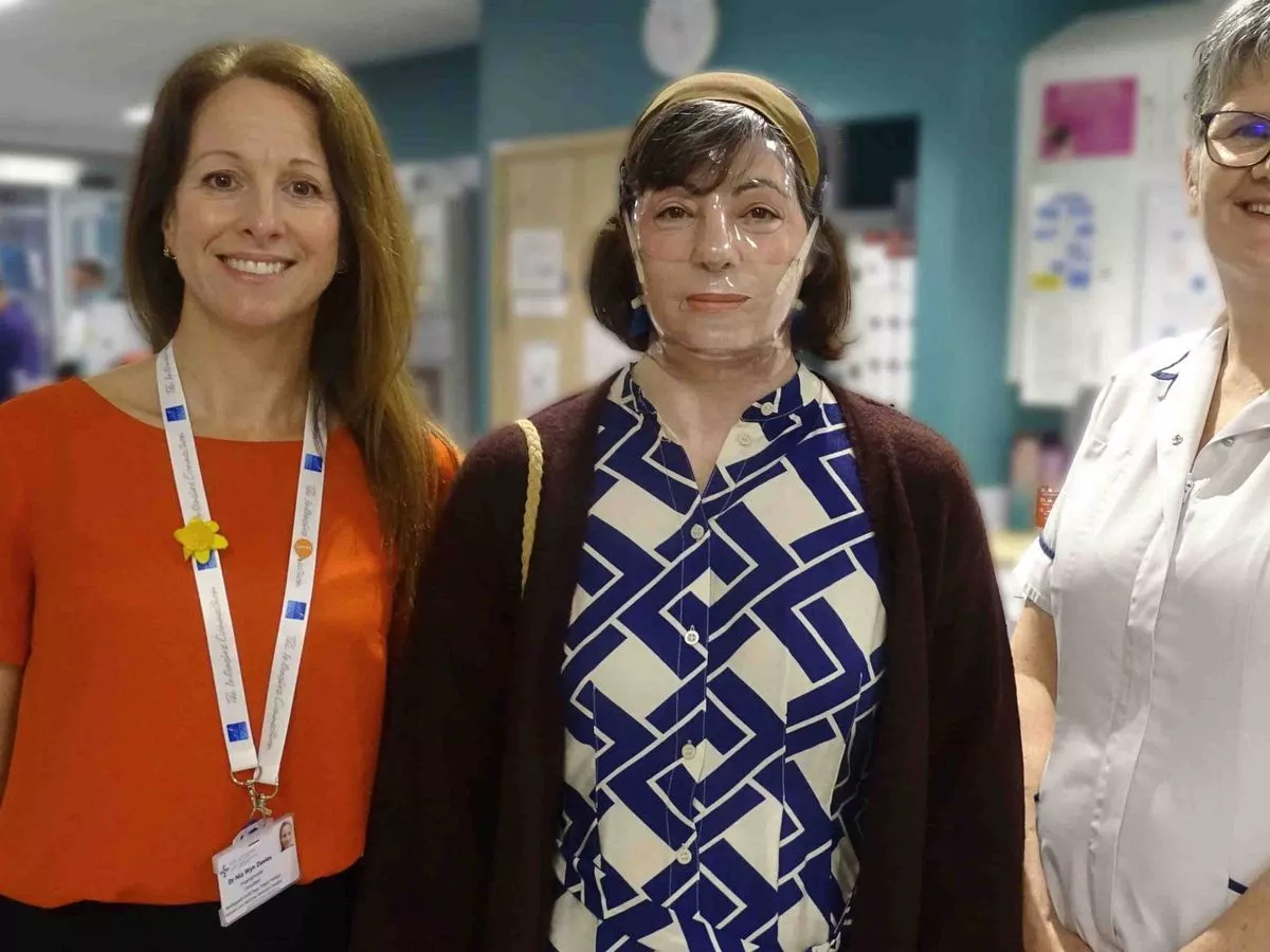 Woman left with severe burns after garden bonfire explodes in her face