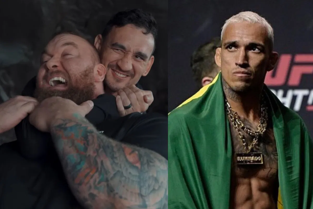 Max Holloway Putting Hafthor Bjornsson in Headlock Overlooked as Fans Fixate Over Charles Oliveira Rematch