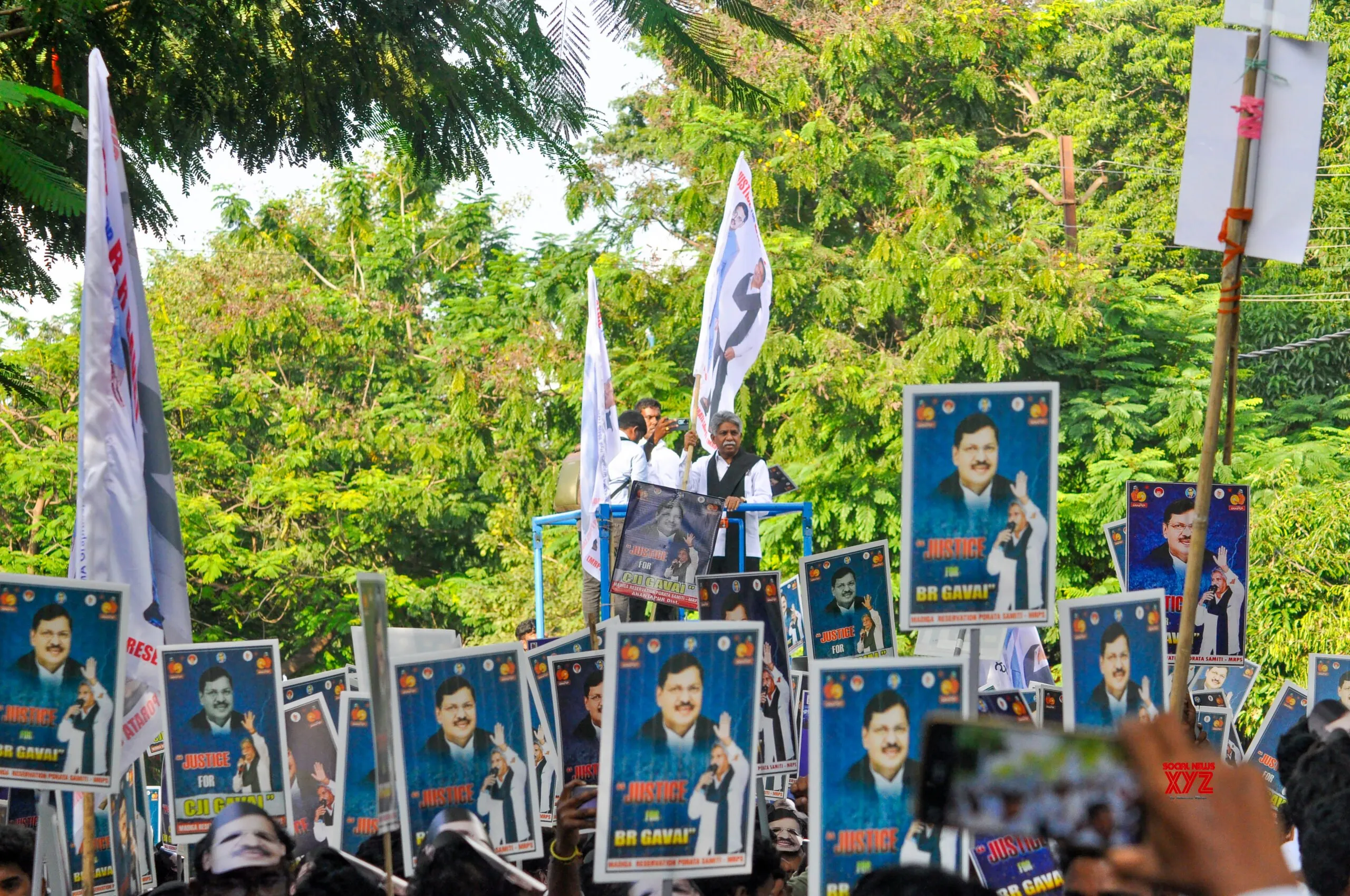 Hyderabad: MRPS Members Hold Chalo Rally #Gallery