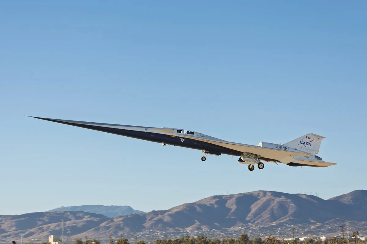 Could a new ‘quiet’ supersonic jet cut down your flight time? NASA just ran its first test flight for it