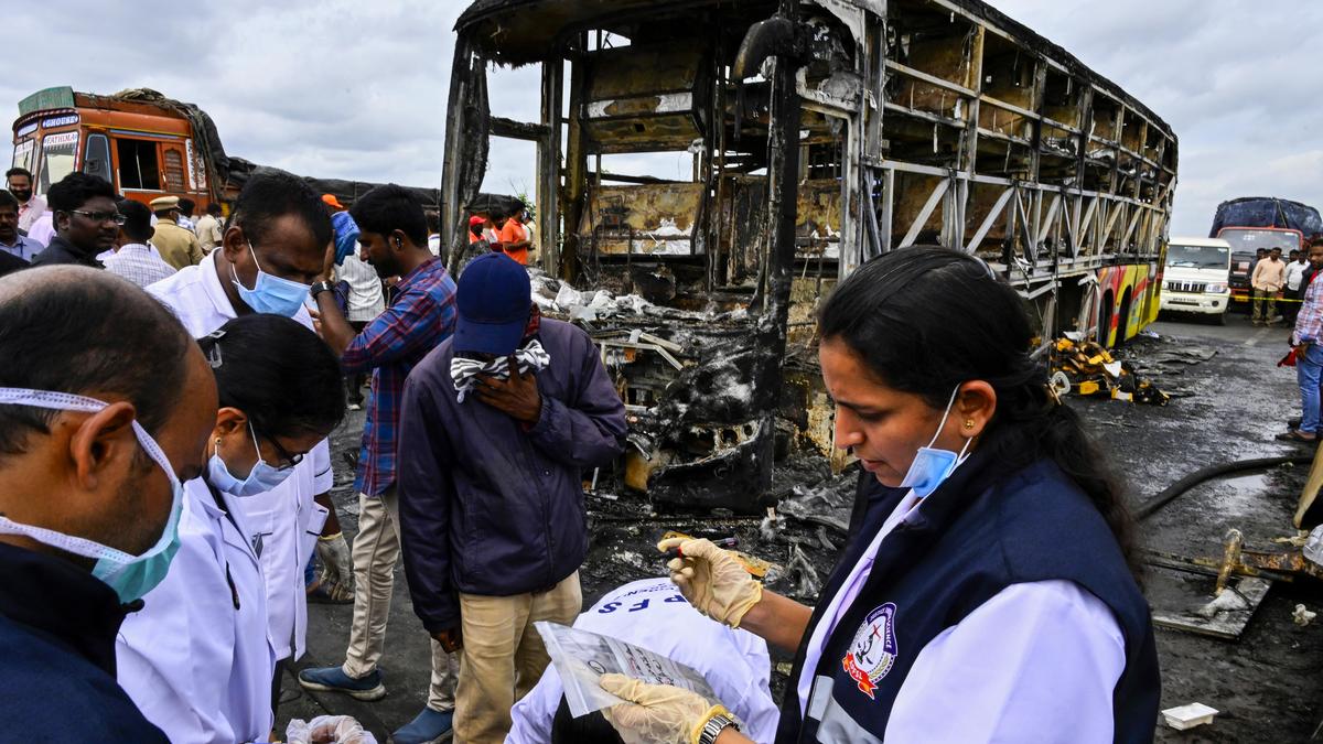 Kurnool accident: Trapped in a burning bus