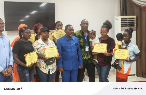 17 Repatriated Women Benefit skills Training…-Dedicate Achievements to Labour Minister Kruah