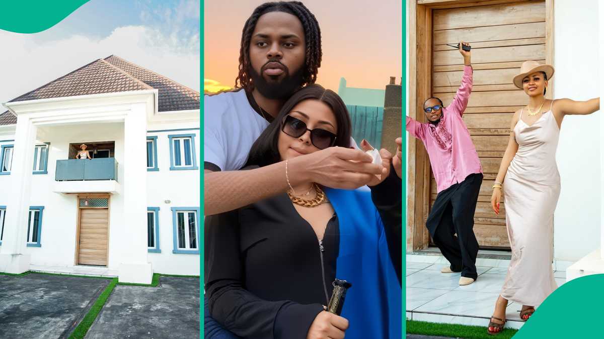 That's how to respond: Regina Daniels' brother says as he lauds her over new mansion amid drama