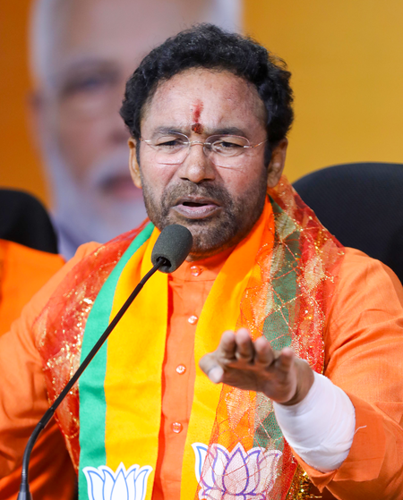 Union Minister Kishan Reddy dares T’gana govt to scrap fine rice scheme