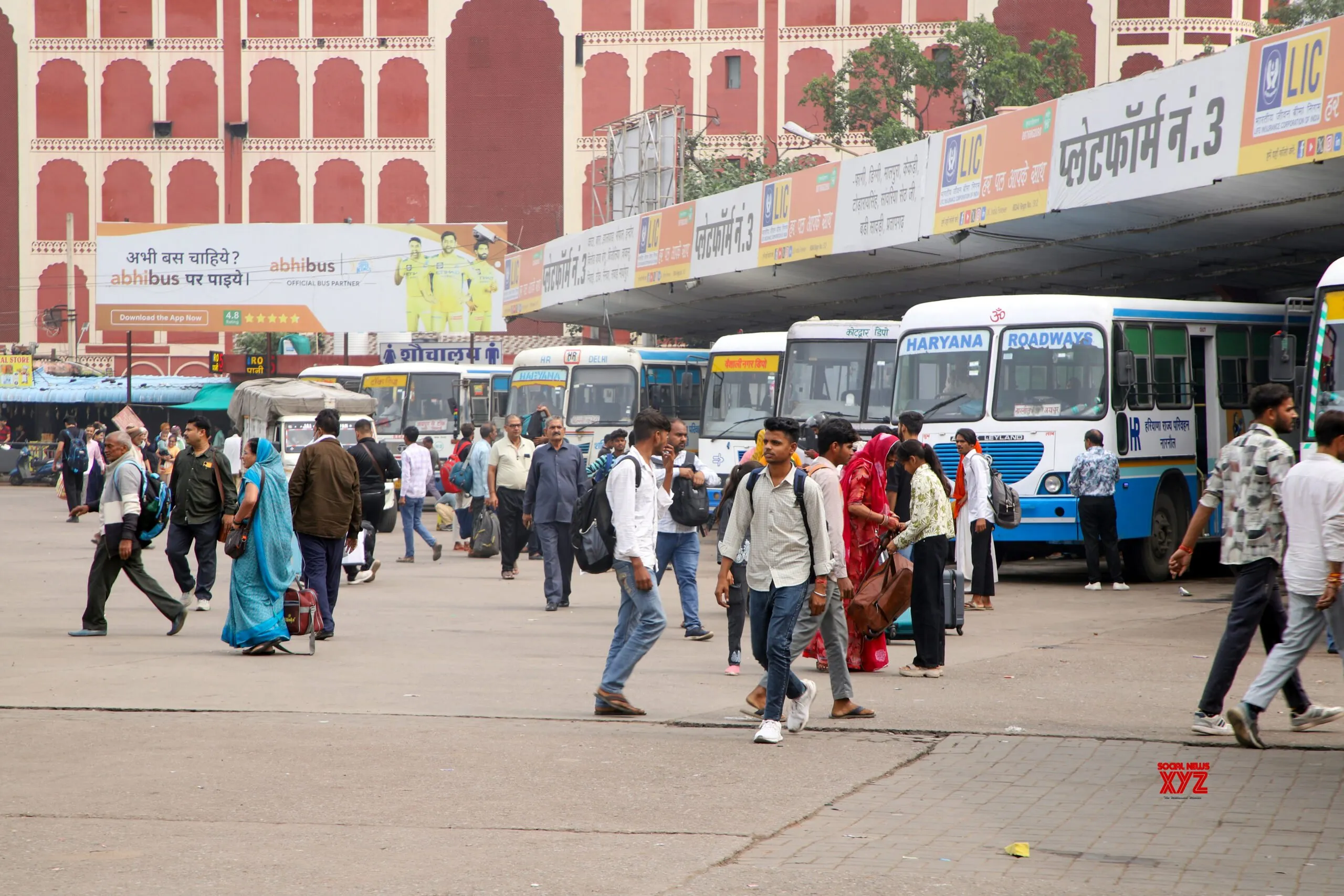 Jaipur: Private Sleeper Bus Operators’ Strike #Gallery