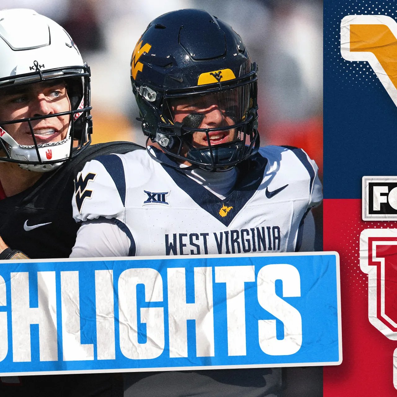 West Virginia Mountaineers vs. No. 22 Houston Cougars Highlights | FOX College Football
