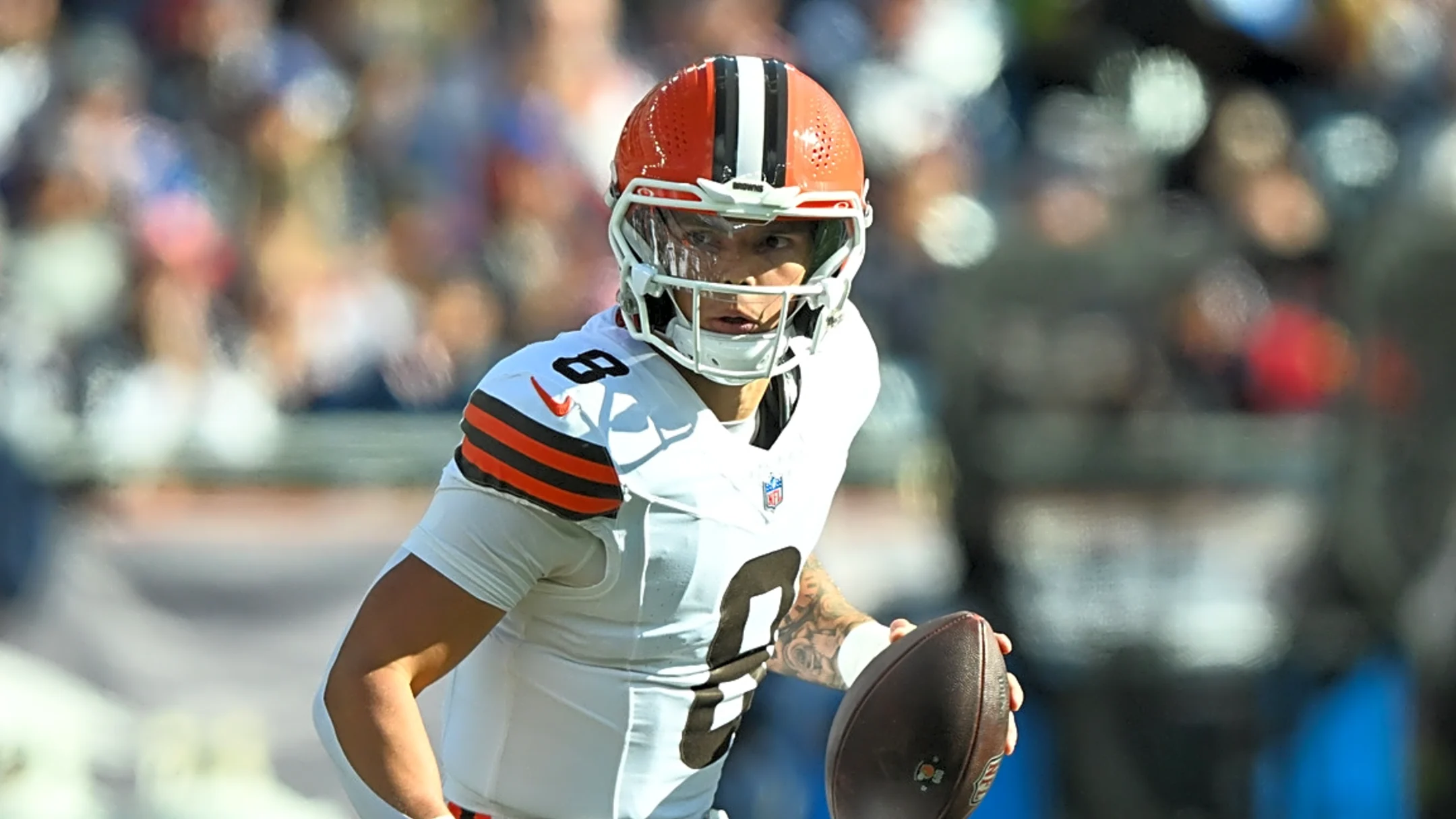 Will Browns bench Dillon Gabriel for Shedeur Sanders after blowout loss to Patriots?