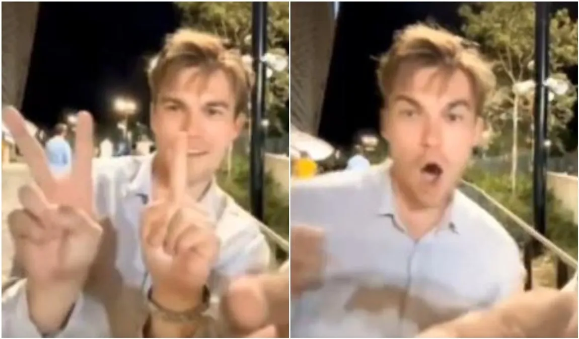 Australian supporter’s 2-1 chant takes hilarious U-Turn after spotting....