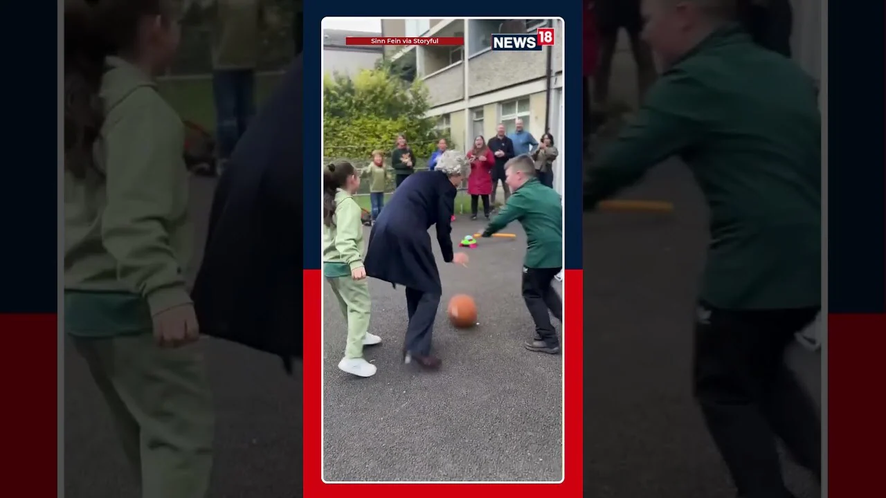 68-Year-Old Irish President Wins Hearts With Her Football Skills