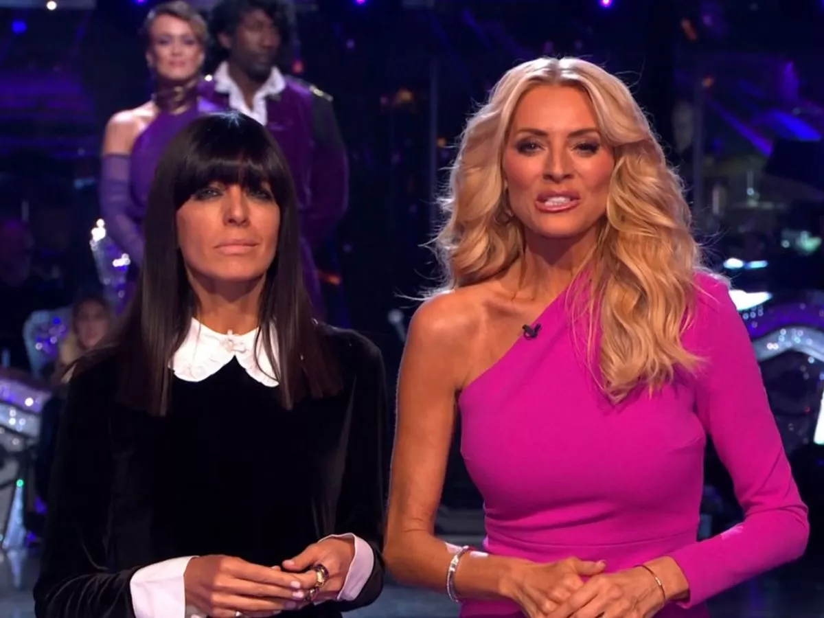 Strictly's Claudia Winkleman channels Wednesday Addams in collared dress for under £100
