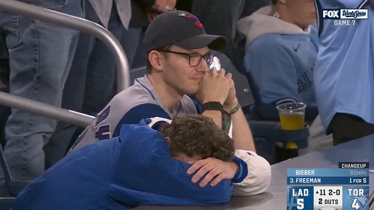 Blue Jays fans left distraught as gut-wrenching World Series loss to Dodgers denies team first championship for 32 years