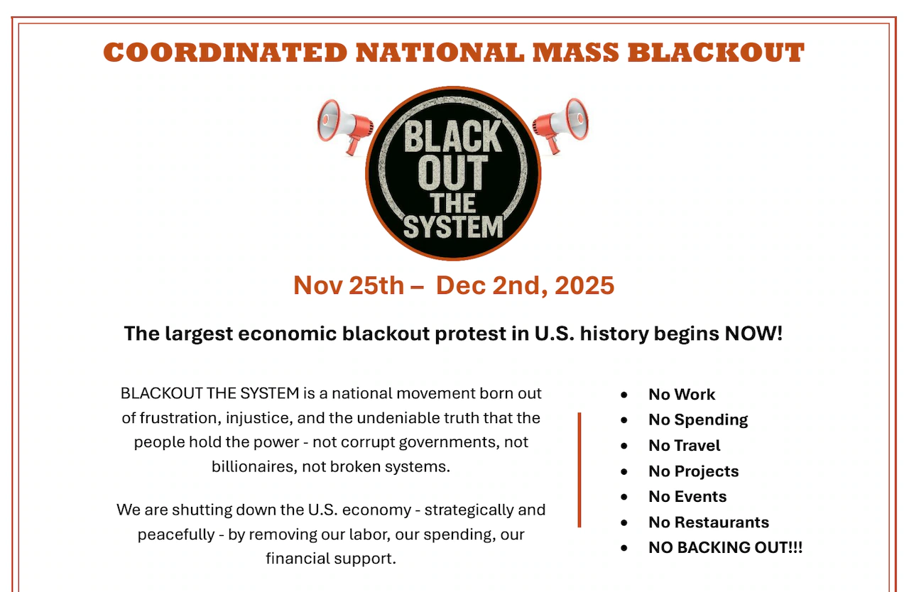 Can ‘Blackout the System,’ a Thanksgiving shopping boycott, impact economy?