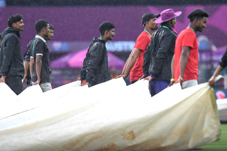 Women’s WC: Persistent rain pushes toss further at DY Patil Stadium
