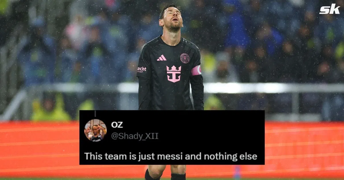 "Mascherano has to go", "This team is just Messi and nothing else" - Social media reacts as Inter Miami lose to Nashville in MLS Playoff clash
