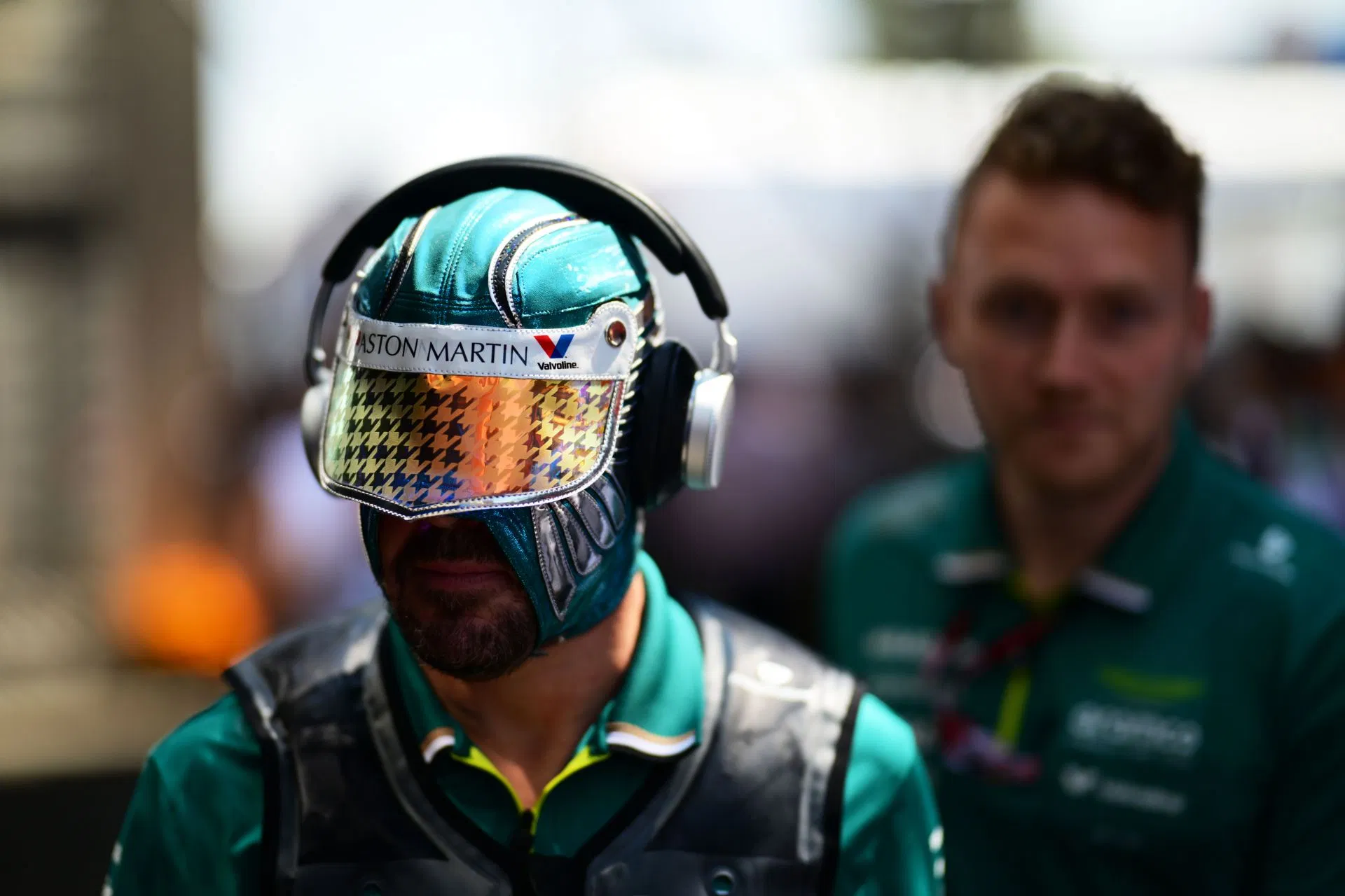 Watch: Fernando Alonso turns up in a Luchador mask leaving George Russell, Esteban Ocon and Co. in splits ahead of the F1 Mexican GP