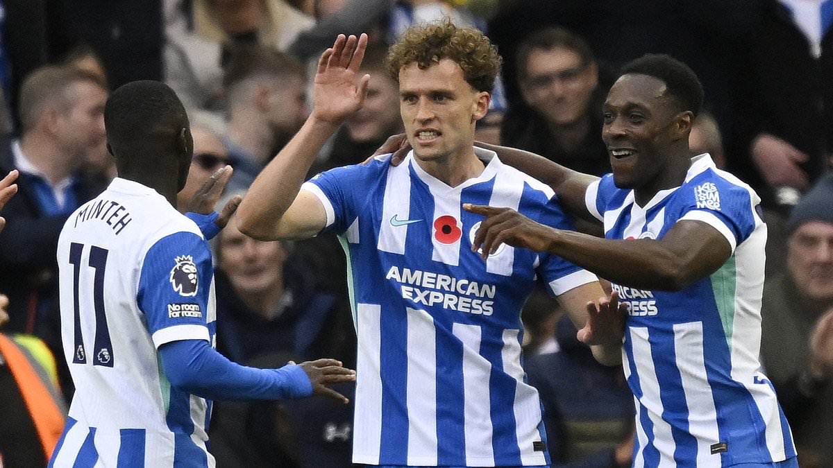 Brighton 3-0 Leeds: Veteran makes compelling case for England recall while abject visitors leave Daniel Farke furious as away from sets alarm bells ringing