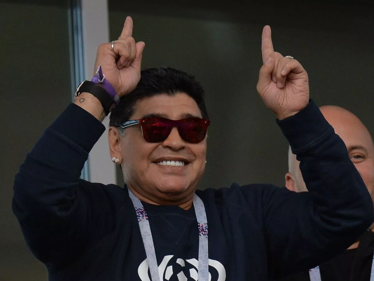 Diego Maradona funded Playboy model's nude photos aged 18 – 'he's the love of my life'