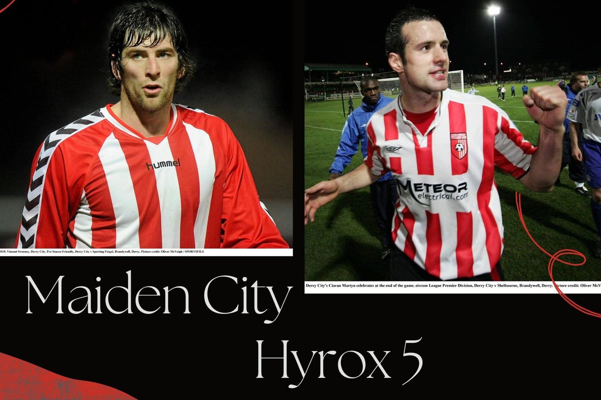 Ex-Derry City footballers team up to compete at Maiden City Hyrox event at Sean Dolan's