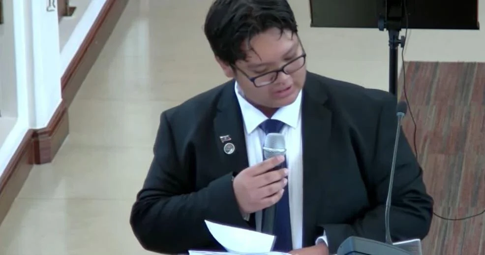 Island youth calls attention to mental health crisis at Tamuning town hall