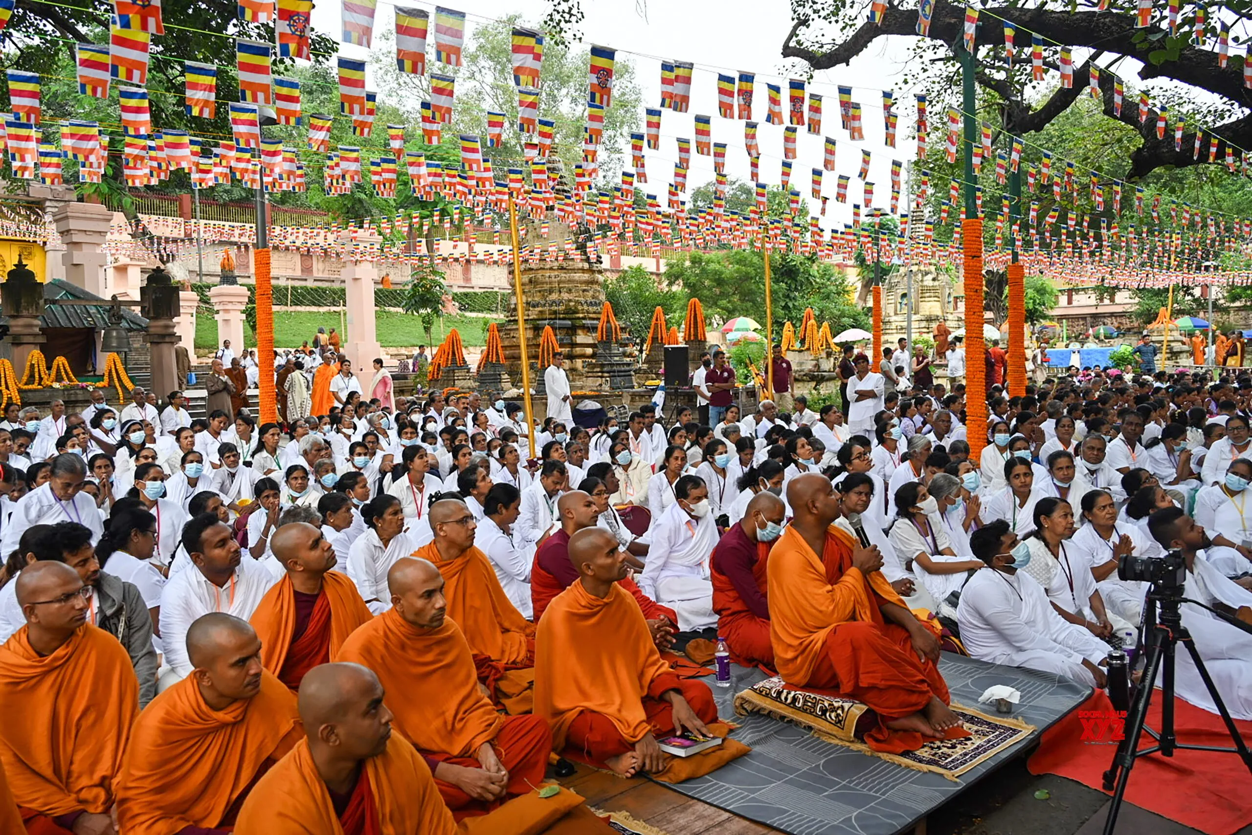 Gaya: Devotees Celebrate Kathina Puja #Gallery