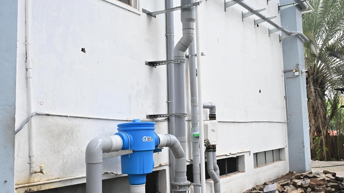 Coimbatore Corporation implements new rainwater harvesting system to reuse water for non-potable purposes in its offices