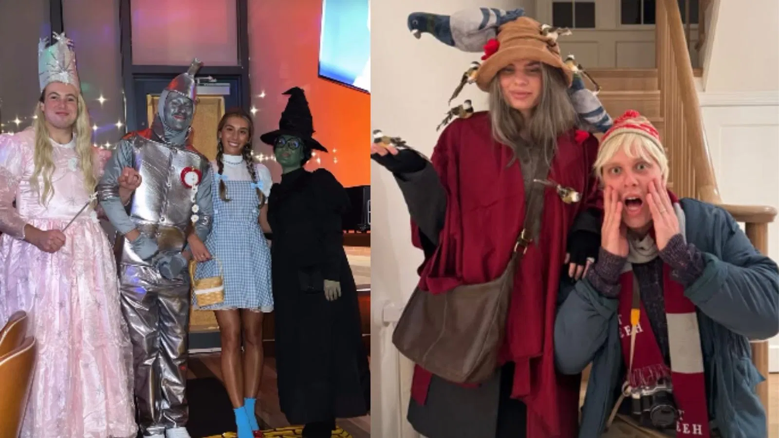 [Must See] Scenes from Bruins Halloween party ft. Charlie McAvoy as Glinda the Good, David Pastrnak as Kevin McCallister, alongside their partners