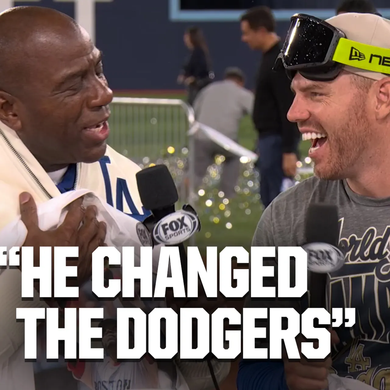Magic Johnson has HIGH PRAISE for Freddie Freeman After Dodgers Win Back-To-Back World Series Titles