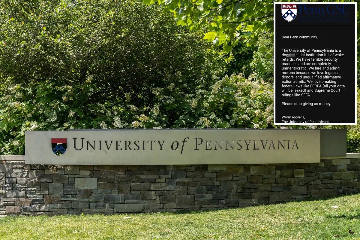 UPenn investigating vulgar, fake emails with school's letterhead that blasted 'woke' institution
