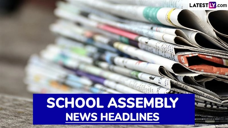 School Assembly News Headlines Today, 3 November September 2025: Check and Read Important National, International, Sports, Entertainment and Business Stories During Daily Assembly