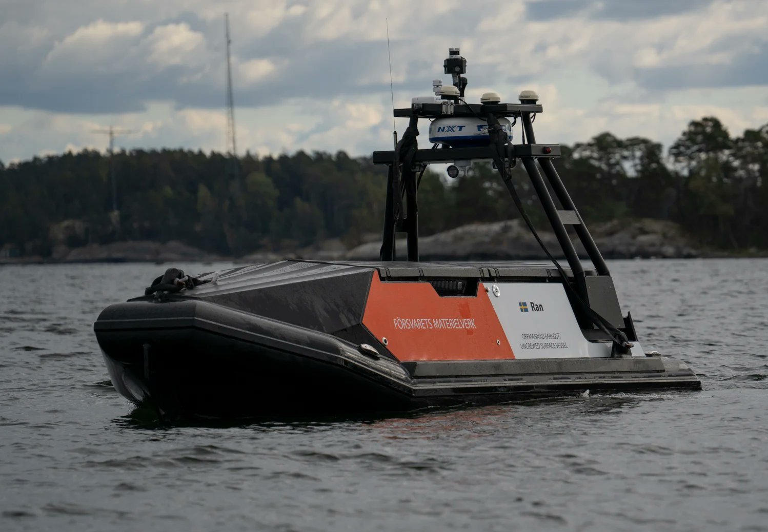 Sweden tests new unmanned boat in Baltic trials
