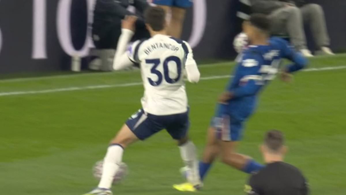 Premier League issue explanation after Tottenham star Rodrigo Bentancur escapes red card - prompting huge melee with furious Chelsea players