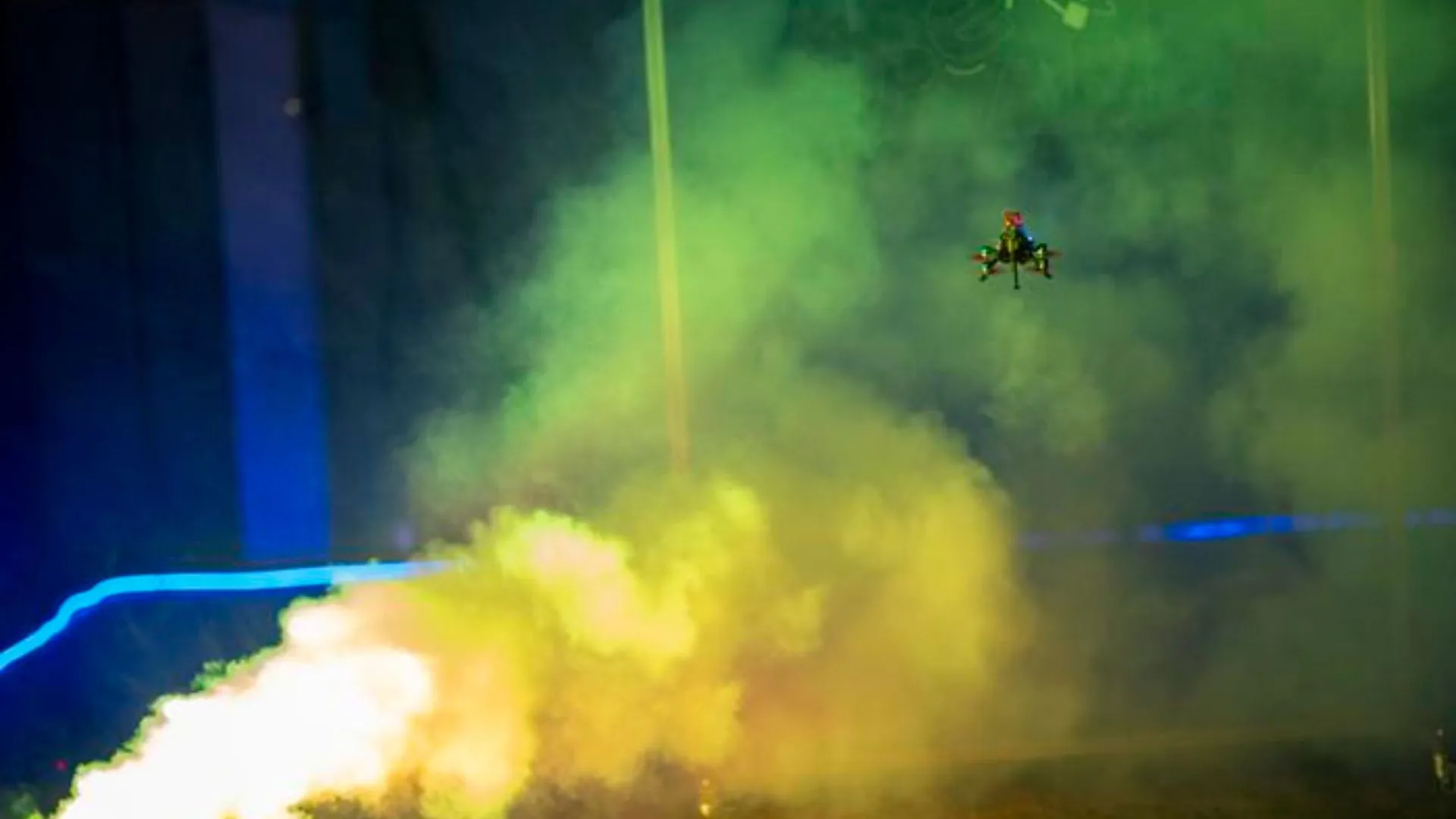 guided drones can fly where cameras fail to see