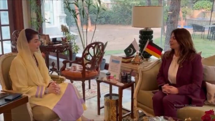 CM Maryam, German MP discuss women empowerment, deepening bilateral ties