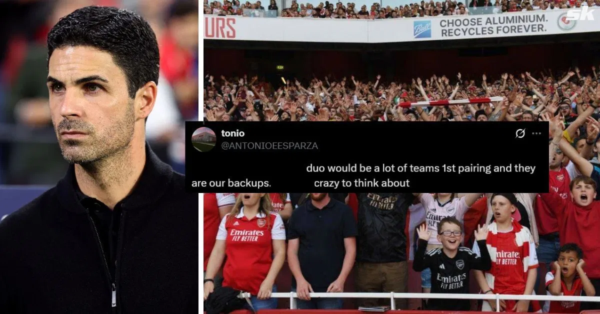 "They start for every club in the Prem", "Insane business" - Fans hail Arsenal duo after 2-0 win against Brighton in EFL Cup clash