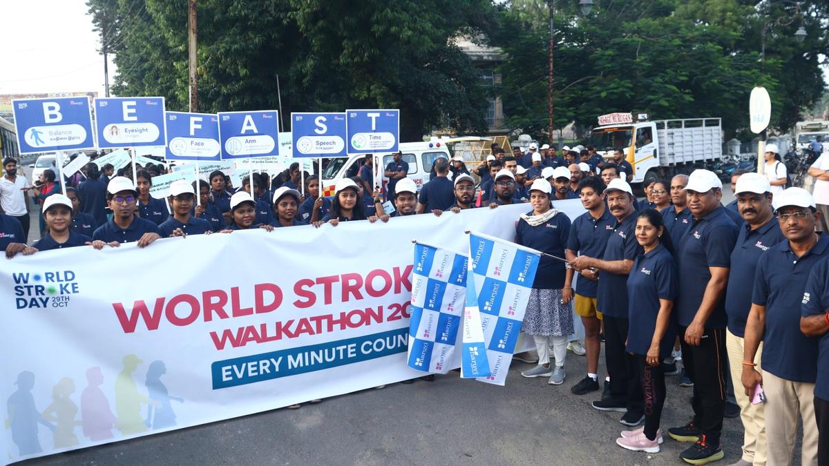 Naruvi Hospitals holds walkathon to create awareness on stroke