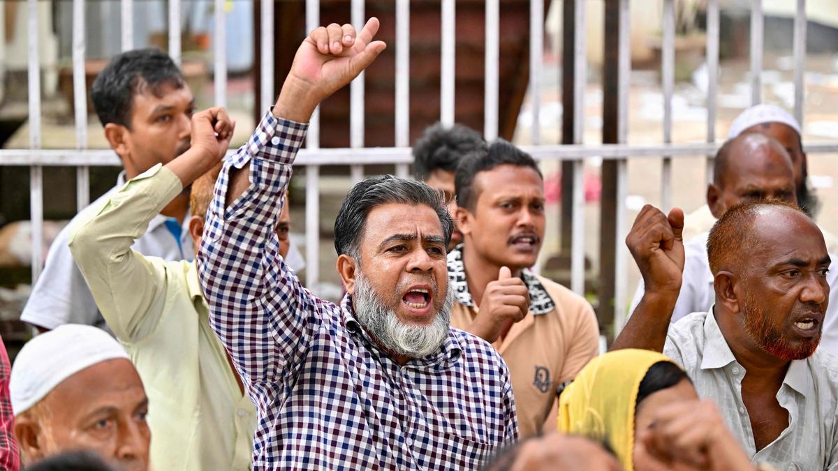 Dockers strike against Bangladesh interim government's decision to lease key port to foreign firms