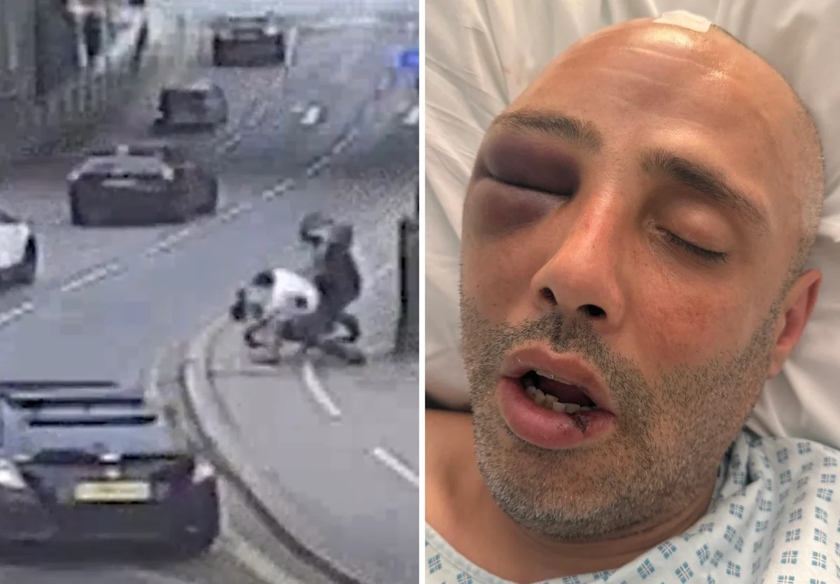 Dramatic moment cyclist nearly died after being hit by uninsured Forest e-bike in south London