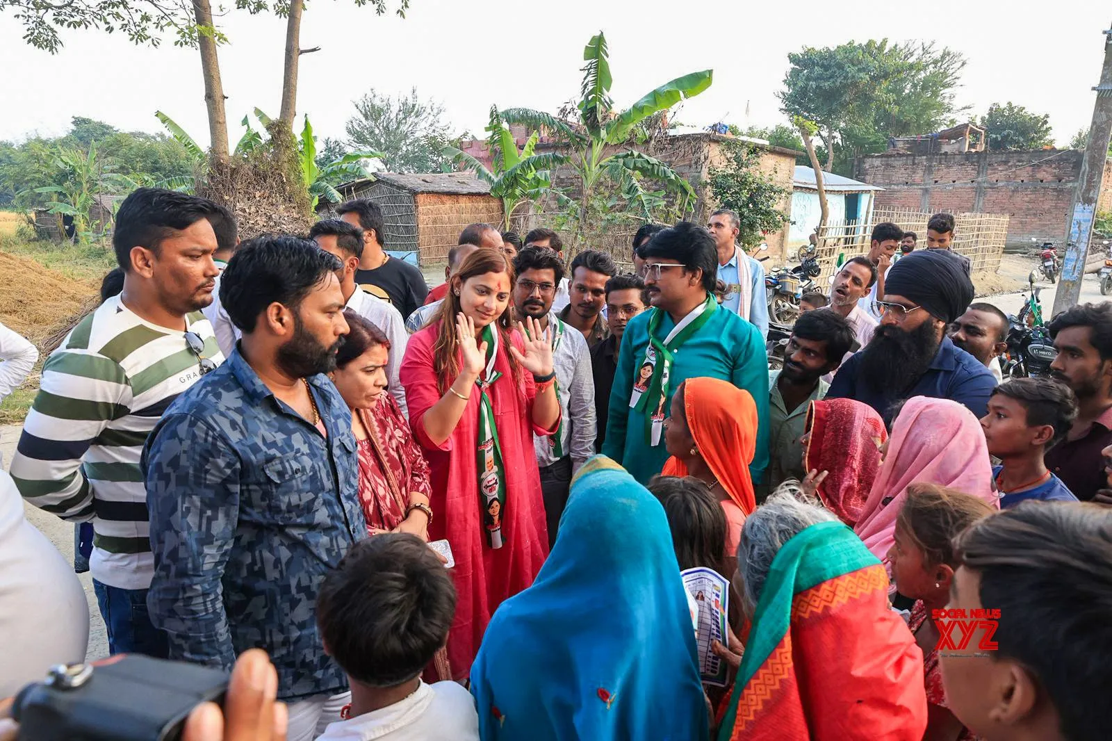 Komal Singh Campaigns in Gayghat #Gallery