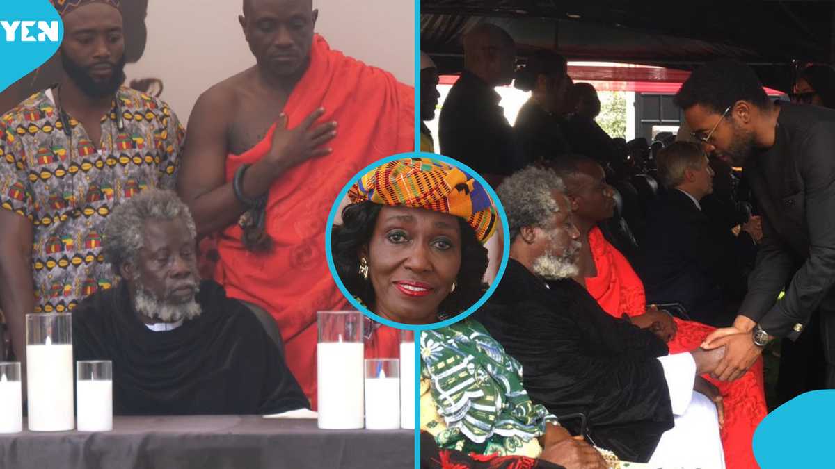 Nyame Somafo Yawoh likens Konadu Agyeman-Rawlings to Nkrumah and Mandela as he mourns with family