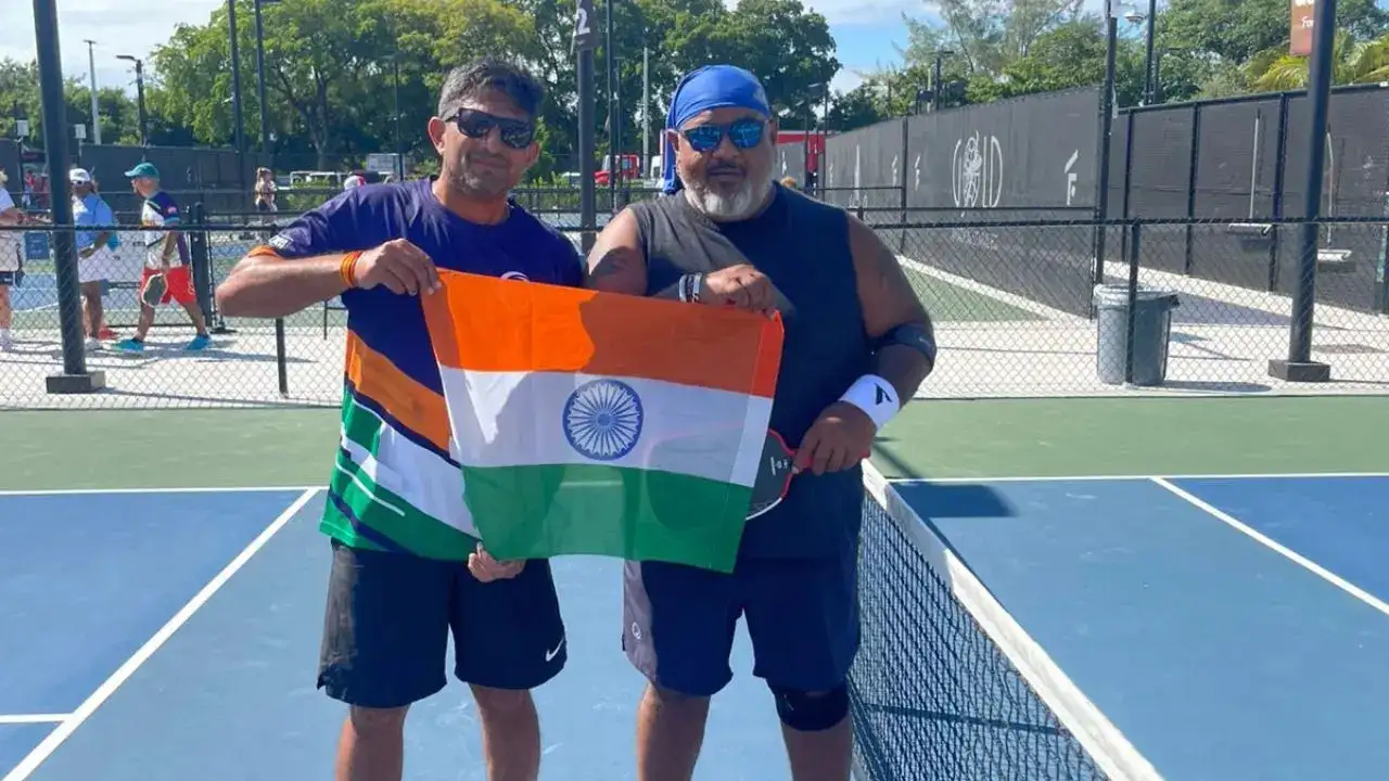 India Strike Sixth Gold at Pickleball World Cup, Bhullar-Kirrtane Reign Supreme in 50+ Men's Doubles Final
