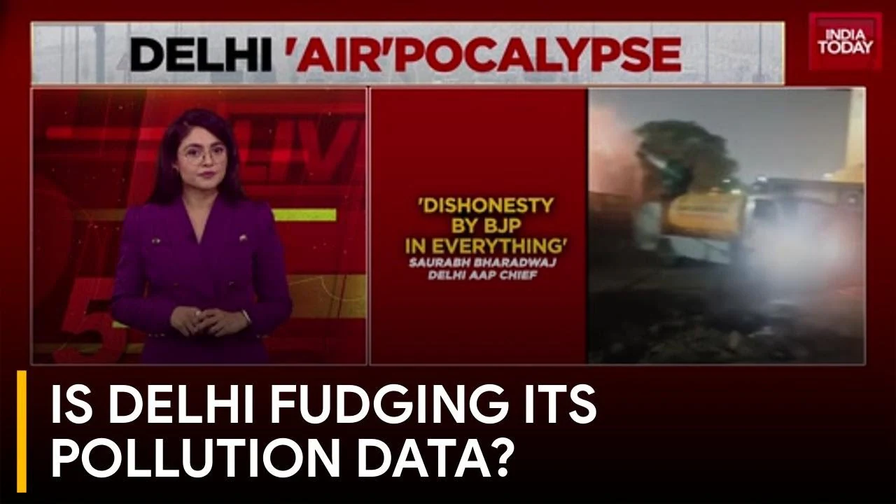 Delhi Data Fraud? Govt Accused of Rigging Smog Stats Amid Pollution Crisis.