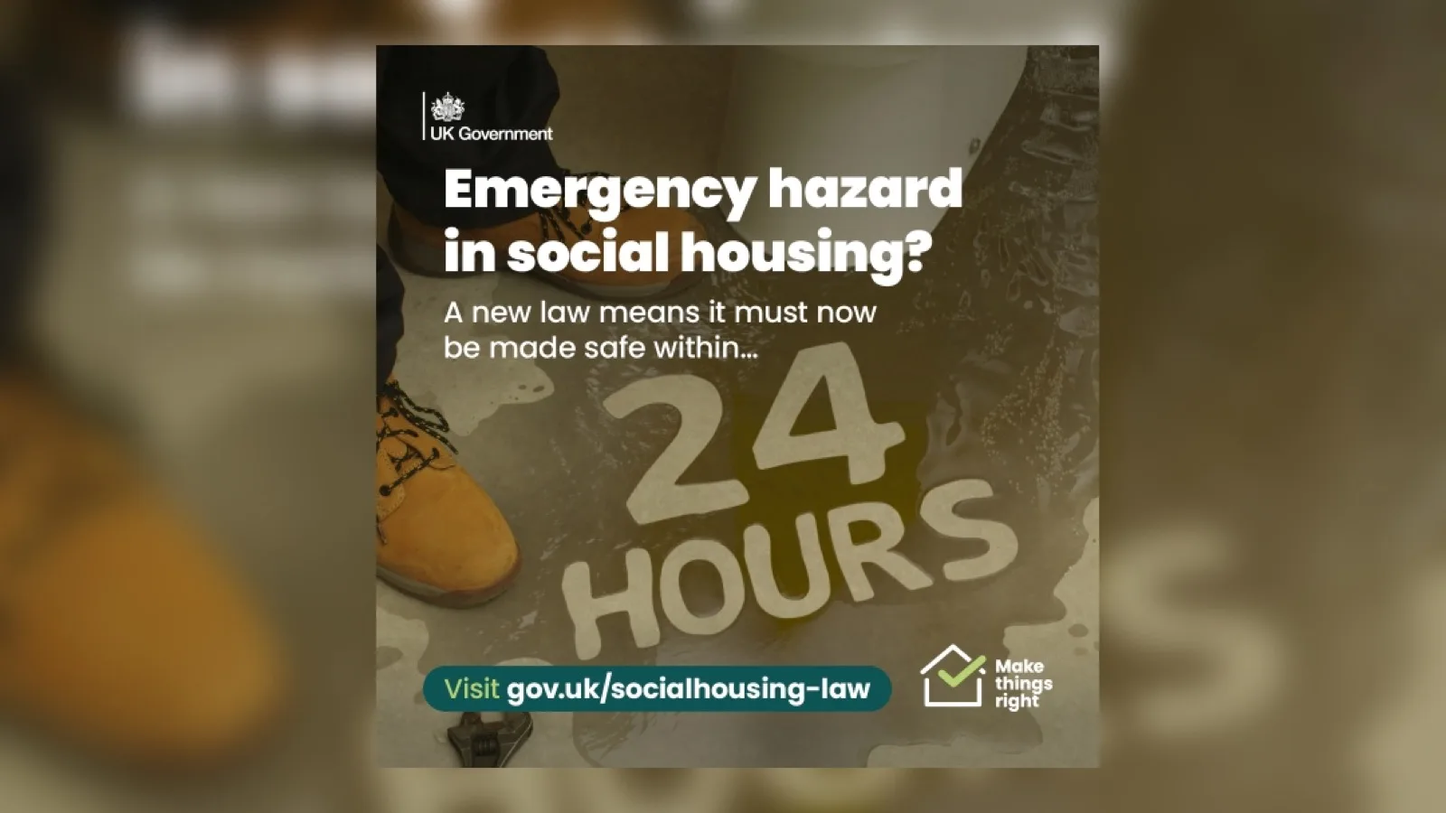 Millions of tenants safe from black mould through Awaab’s Law