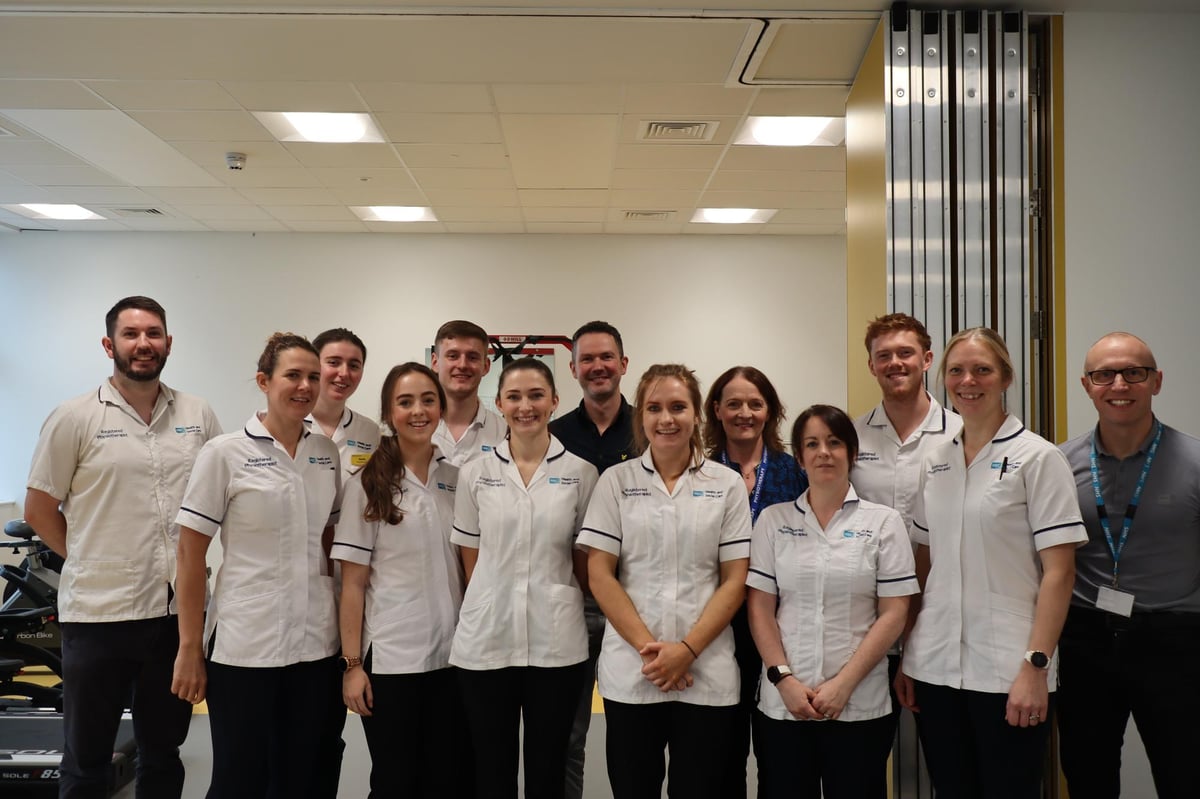 Lisburn physio team are building strength from the inside out during ‘Bone and Joint Week’