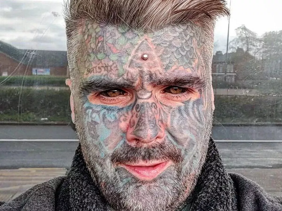 'Britain's most tattooed man' says kids are 'terrified' of him and mistake him for a clown