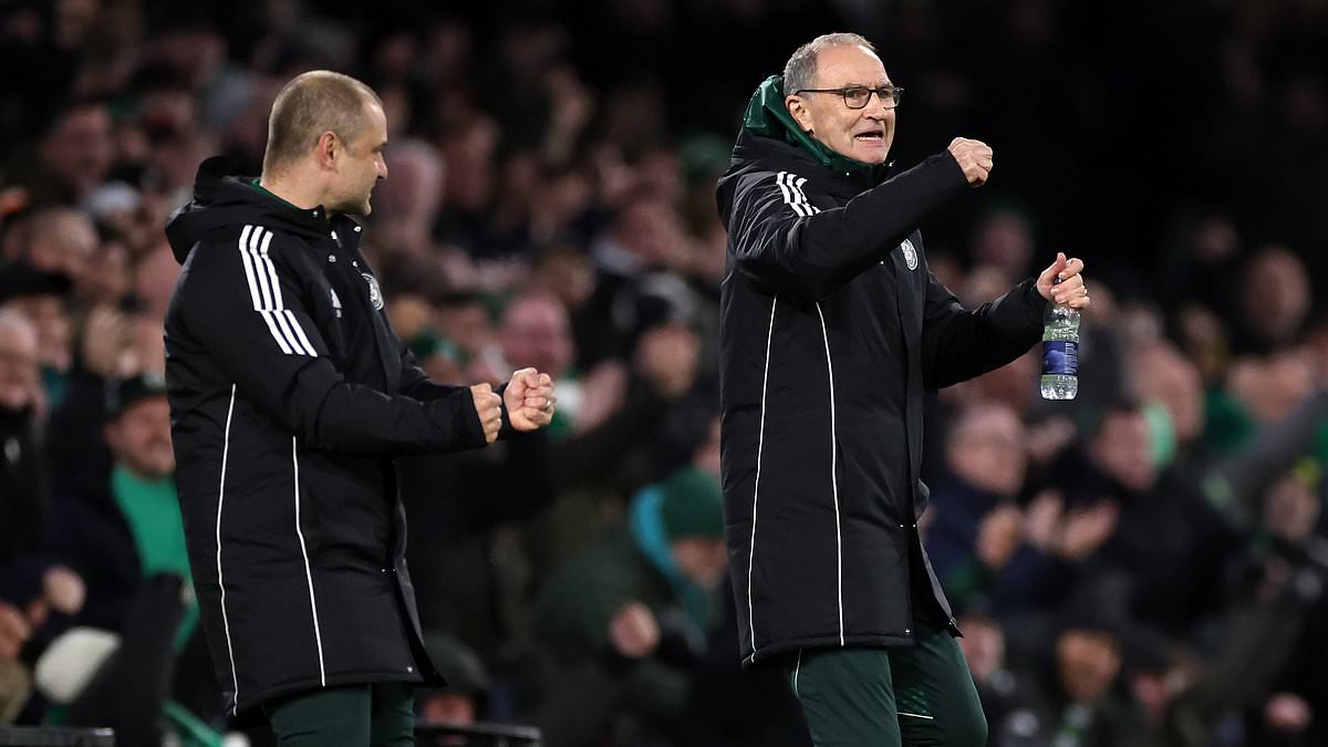 Celtic 4 Falkirk 0: Parkhead protests remain but Martin O'Neill return at least gives the supporters something to smile about