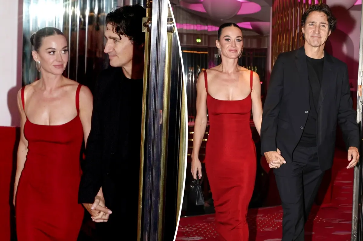 See Katy Perry and Justin Trudeau hold hands in first public appearance as a couple