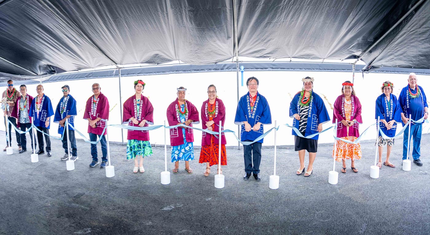 Japan hands over reservoir