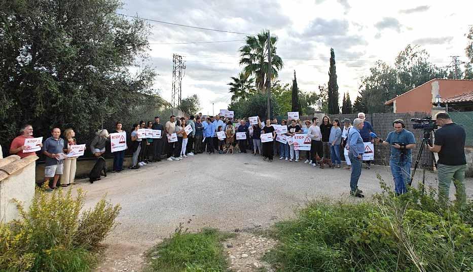 Residents' petition against the Pollensa battery plant
