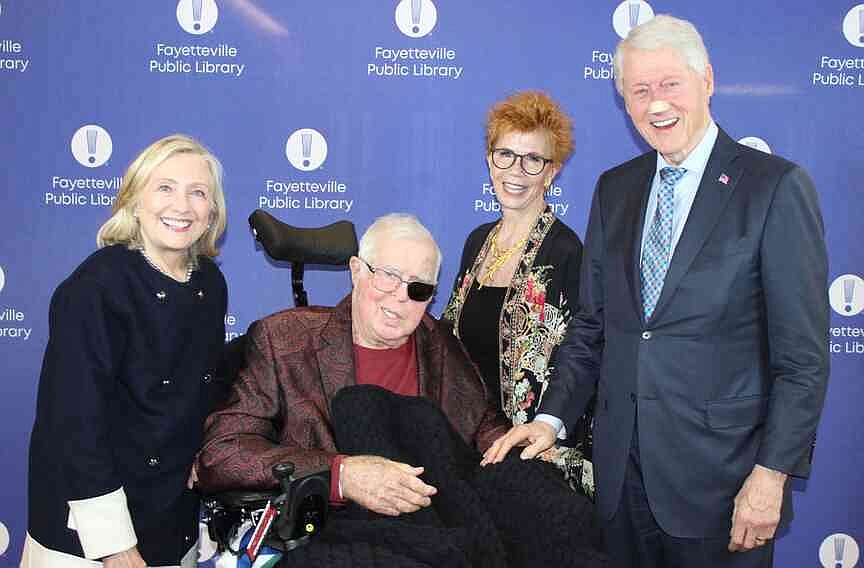 Clintons join Blair birthday bash