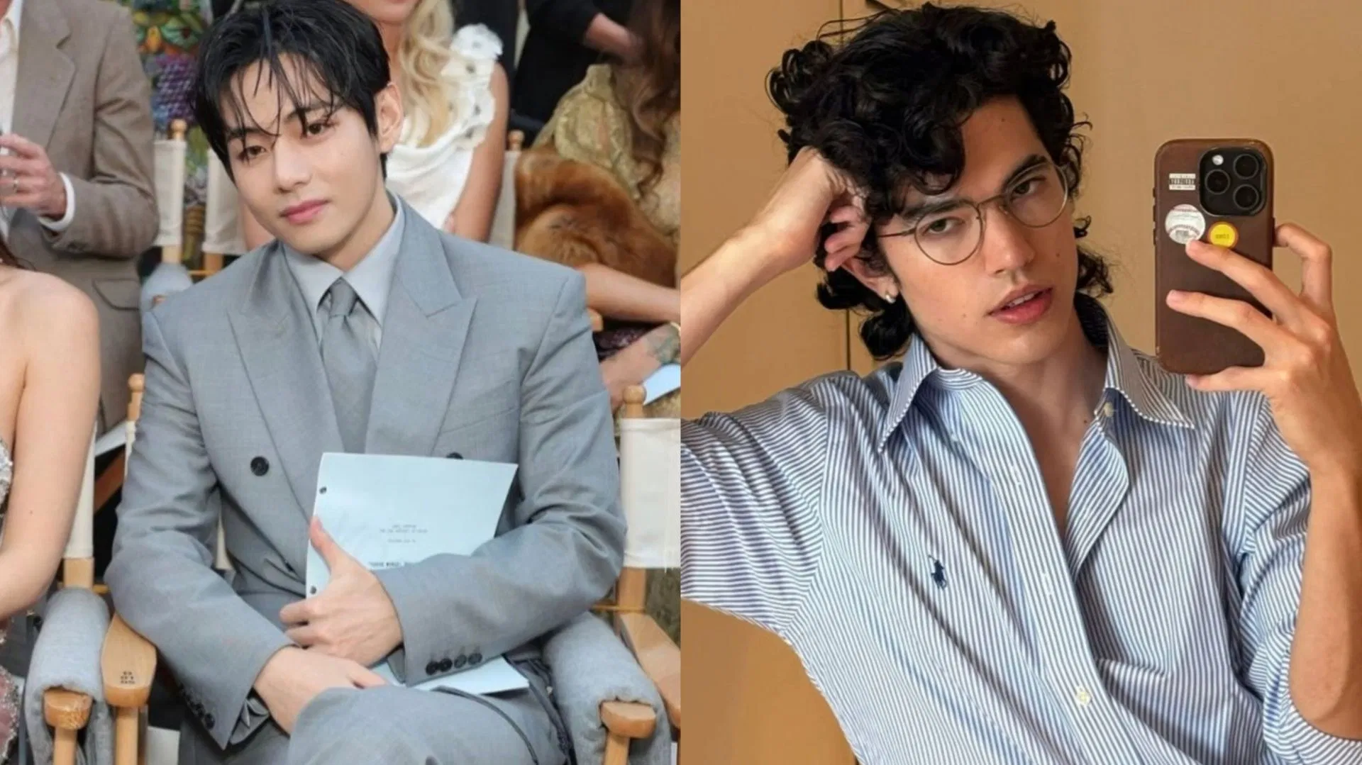 "THIS IS GIVING BESTIES"- Fans go gaga over BTS' Taehyung and Conan Gray's unexpected interaction at Vogue World: Hollywood event